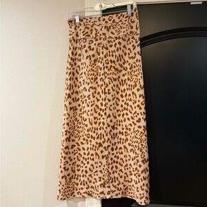 Free people cheetah skirt